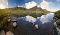 Landscape of RilaÃ¢â¬â¢s lake Ã¢â¬ÅThe KidneyÃ¢â¬Â (Babreka), Bulgaria Royalty Free Stock Photo